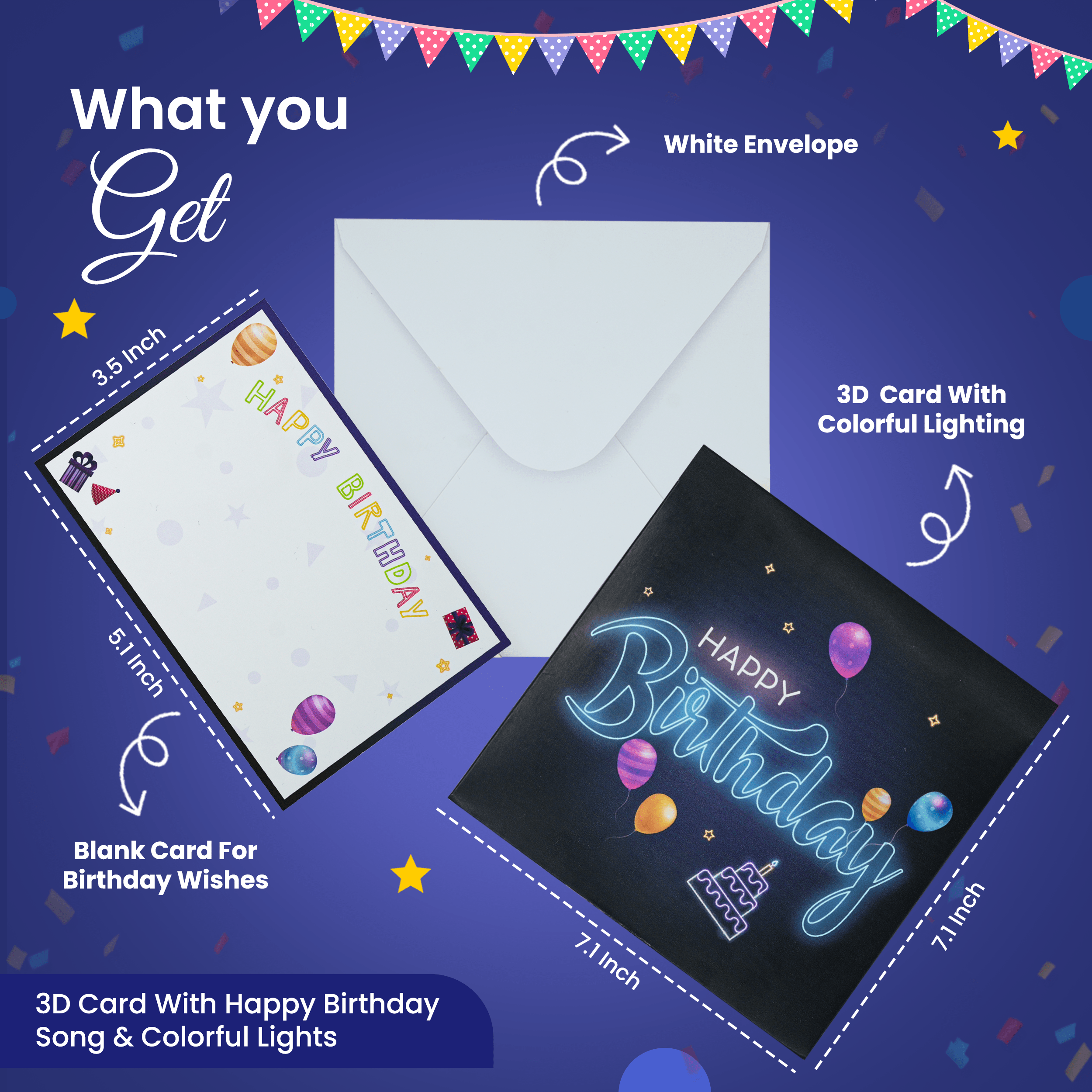 thumbnail image 2 of Light Up Birthday Card Good Music - Purest Sentiment 2 of 14